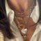 Collier Coeurs Doré B.BA