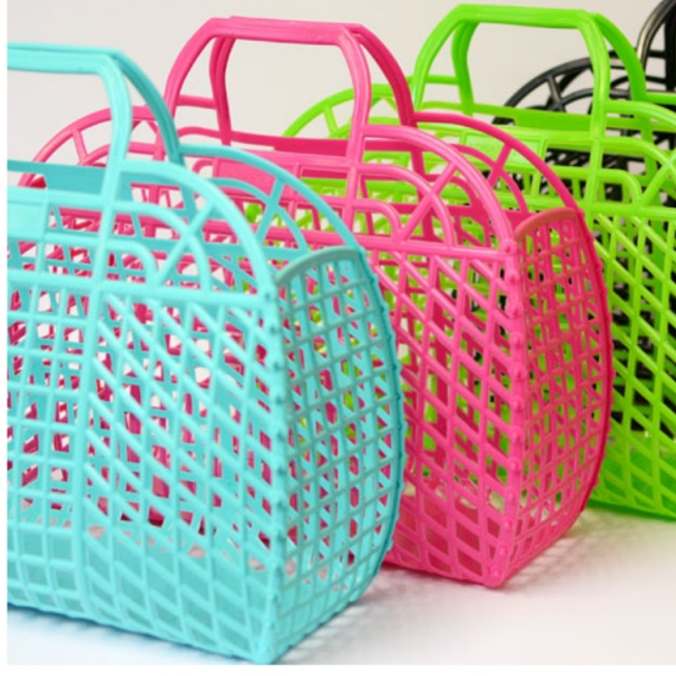 Panier Plastique Rétro