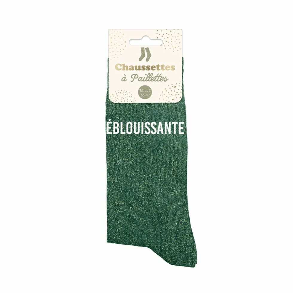 lebazaracaro-chaussettes-paillettes-éblouissante