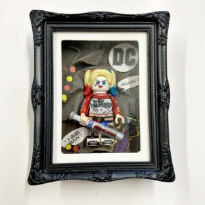 lebazaraczro_cadre_magnet_Harley_quinn