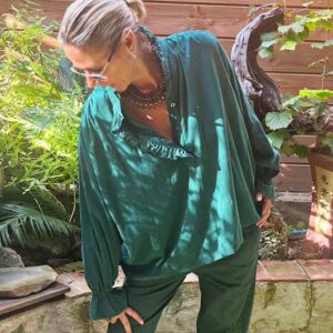 lebazaracaro_blouse_angelina_verte