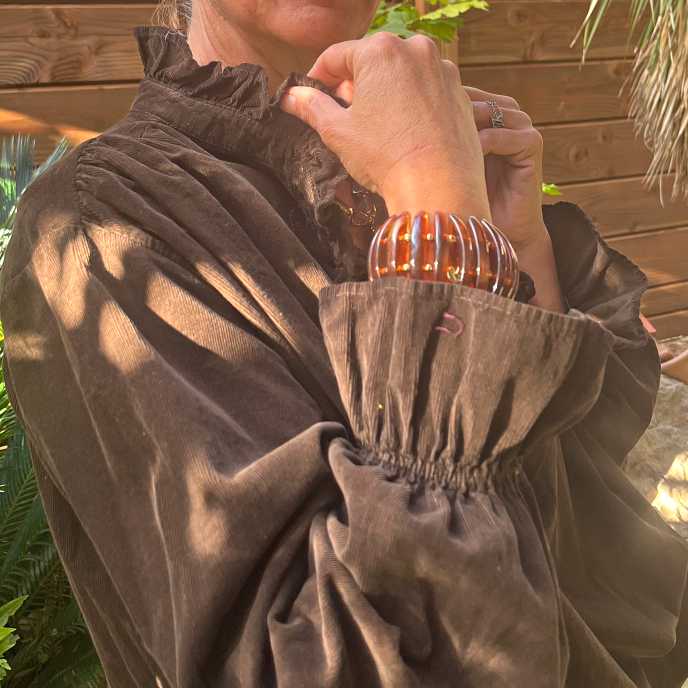 lebazaracaro_chemise_marron